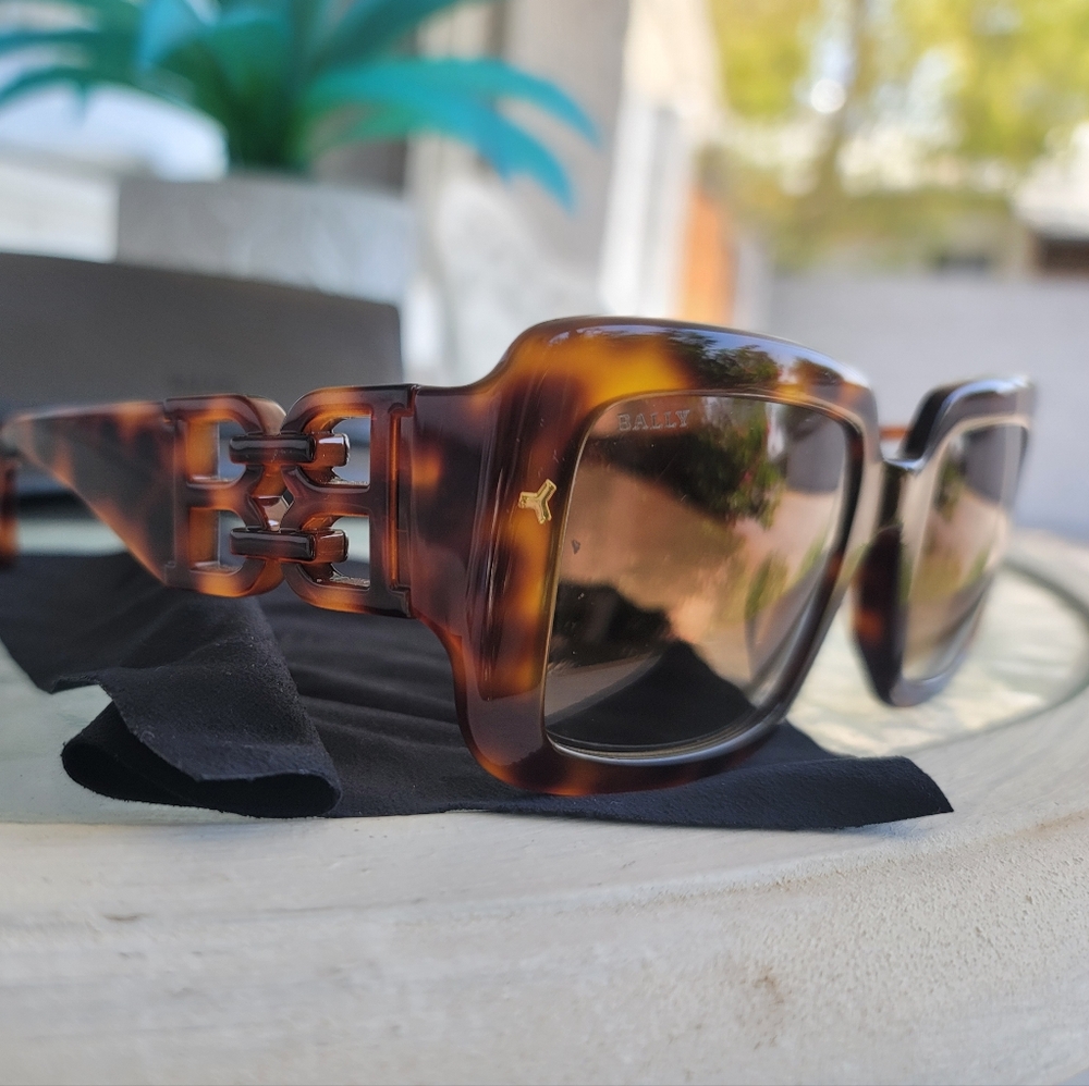 Bally Tortoise Sunglasses - Picture 5 of 12